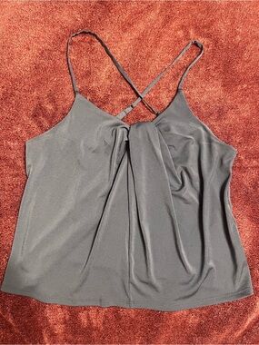 Banana Republic Black Twist-Front Crossback Cami